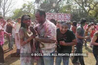 Vineet Jain's Holi Party 2008 -3