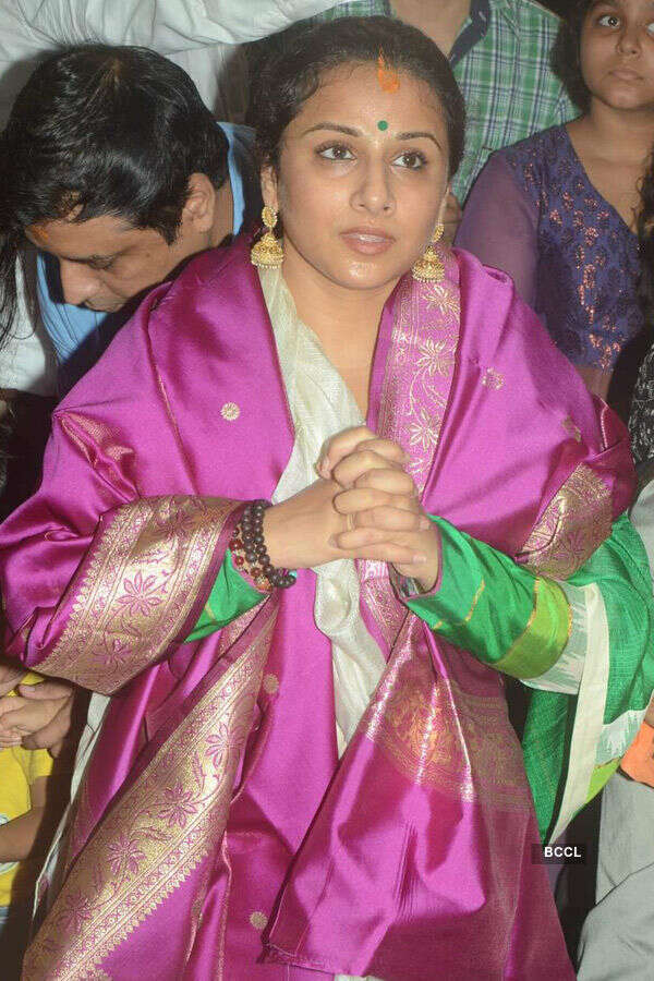 Celebs at Ganpati Visarjan