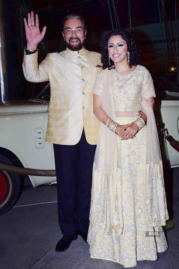 Kabir Bedi, Parveen Dusanj's wedding reception