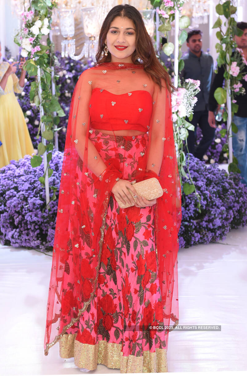 Hyderabadi cricketer Himalay Agarwal and Juhi’s royal wedding reception