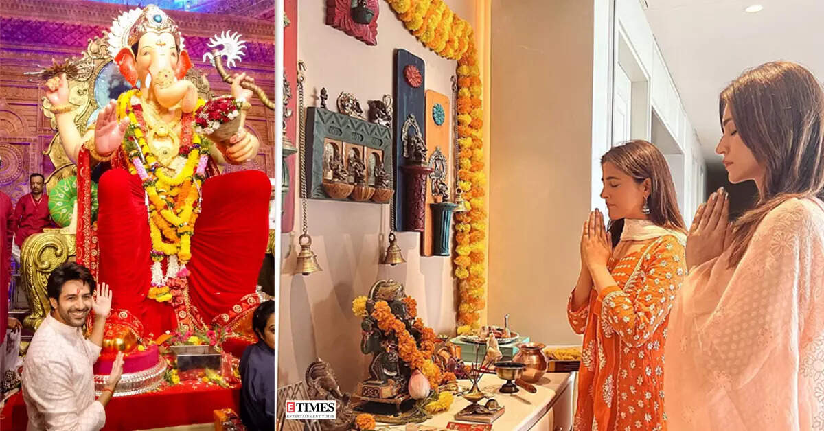 From visiting pandals to bringing ‘Bappa’ home, here’s how stars are celebrating Ganesh Chaturthi 2022