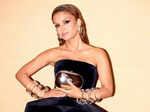 Natasha Poonawalla wows in velvet dress, but it's her Balloon heels that went viral 