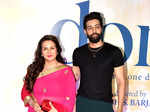 ​Rajveer Deol and Paloma Dhillon light up the screening event for their debut movie 'Dono'​