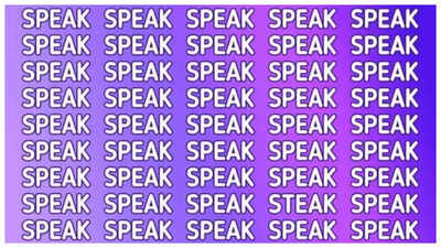 Optical illusion: Only with sharp vision can find the odd word in 5 seconds