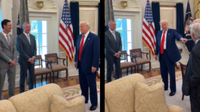 Watch: Donald Trump accused of market manipulation after 'friends make $2.5 billion and $900 million'