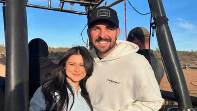 Dodgers’ Alex Vesia pulls out new mom to be Kayla’s ultrasound snaps as they pose on field after pregnancy announcement