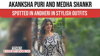 Celeb Spotting: Akanksha Puri Turns Heads, Medha Shankr Keeps It Casual in Andheri
