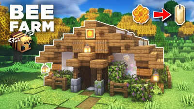 Minecraft: How to build a bee farm to get honeycomb