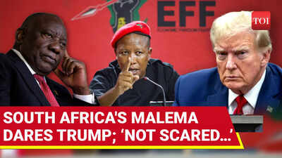 South Africa’s Malema Dares US President After Ramaphosa Ambushed | Watch