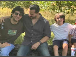 Pataudi boys bond: Saif Ali Khan enjoys 'park day' out with sons Ibrahim Ali Khan, Taimur Ali Khan and Jeh Ali Khan'