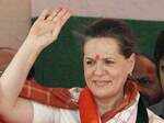 Sonia at 'Mahila Sanman Sammelan'