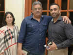 Ruchi, Rajat and Jack pose for a photo at the launch party