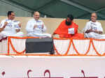 Baba Ramdev at International Yoga Day 2017