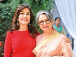 Devi Cherian and Sharmila Tagore