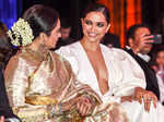 Deepika and Rekha at Hello! Hall of Fame Awards 2018