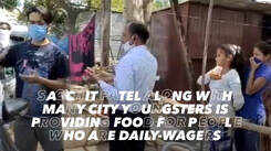 Young volunteers of Nagpur making efforts to provide food to poor citizens and daily wagers