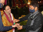 Banarasis enjoy at a dandiya night