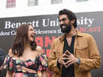 Rana Daggubati & Surveen Chawla visit Bennett University to promote 'Rana Naidu'