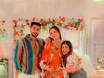 Mom-to-be Gauahar Khan glows in a floral gown at her baby shower, Gautam Rode, Pankhuri Awasthy, Mahhi Vij & others mark their presence